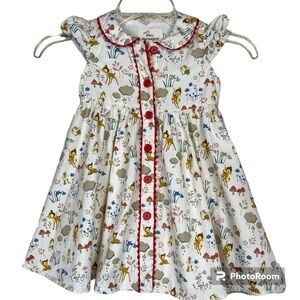 Little Miss Marmalade Summer Dress Fully Lined Cotton Girls Size 4 EUC